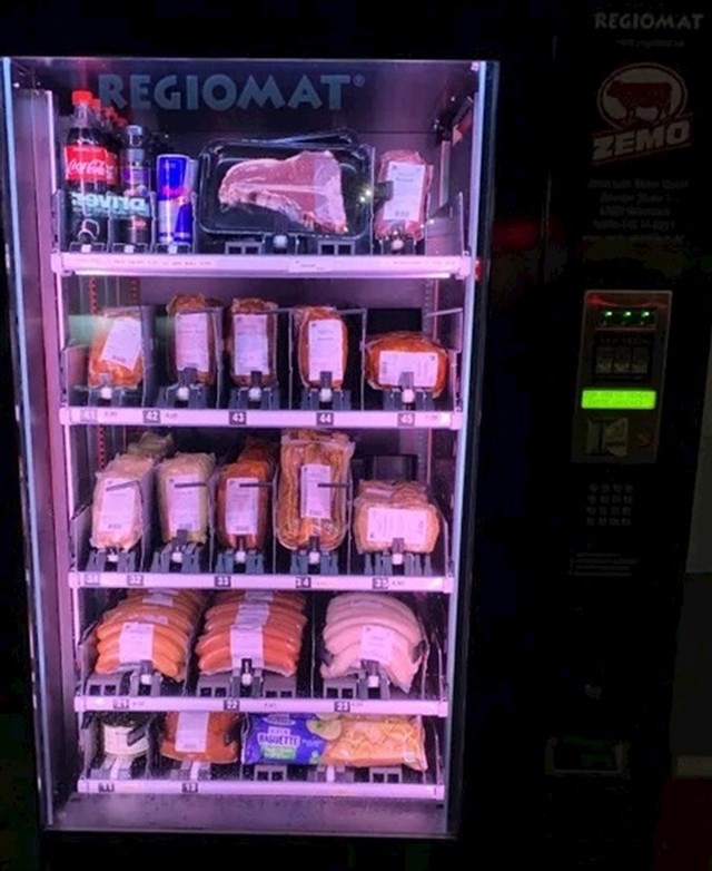 Automat za meso u Njemačkoj.