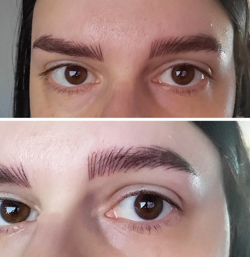 10. "Nisam sigurna izgledaju li mi obrve loše kao što mislim ili samo pretjerujem, ali mi se čini da ne pretjerujem!"