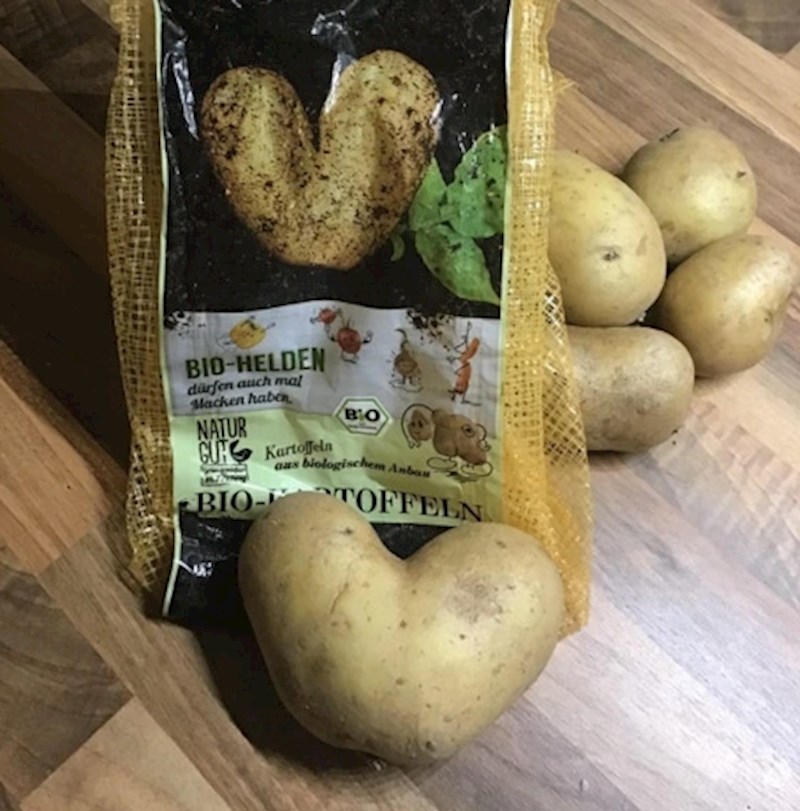 7. "Nisu lagali kad su stavili sliku krumpira u obliku srca"