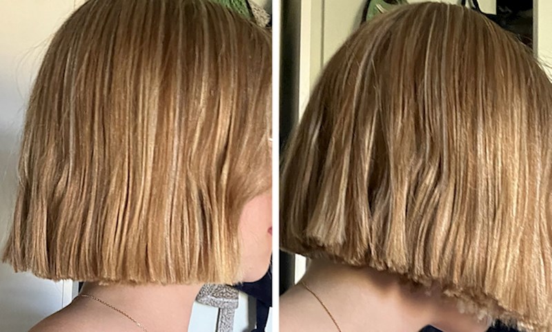 1. "Sve što sam htjela je ravno šišanje, a ne ove neravnine"