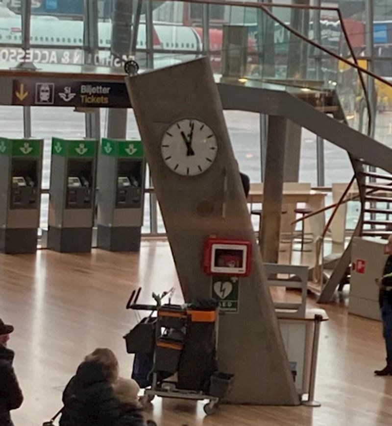 1. "Zbog nagnutog dizajna ljudi često nisu sigurni koliko je sati"