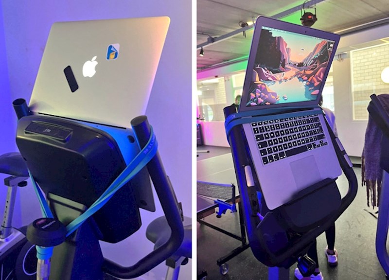 "Htio sam gledati videozapise na Internetu, a mobitel mi se ispraznio. Srećom, nakon teretane sam išao na posao pa sam imao laptop u torbi"