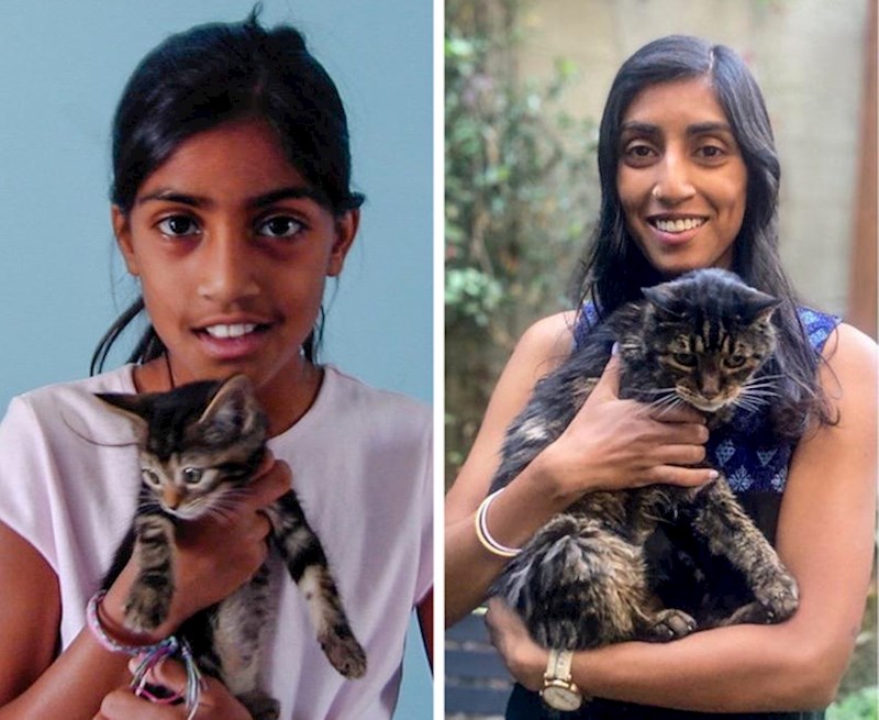"Dobila sam svoju mačku Chandni za svoj deseti rođendan, a jučer sam proslavila 30 godina"
