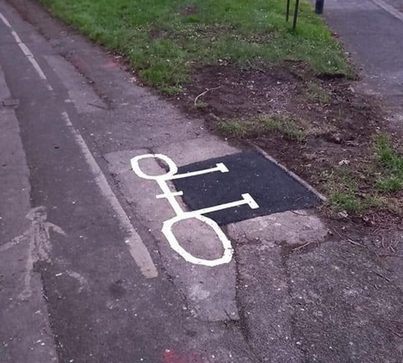 6. Zanimljiv prikaz bicikla...