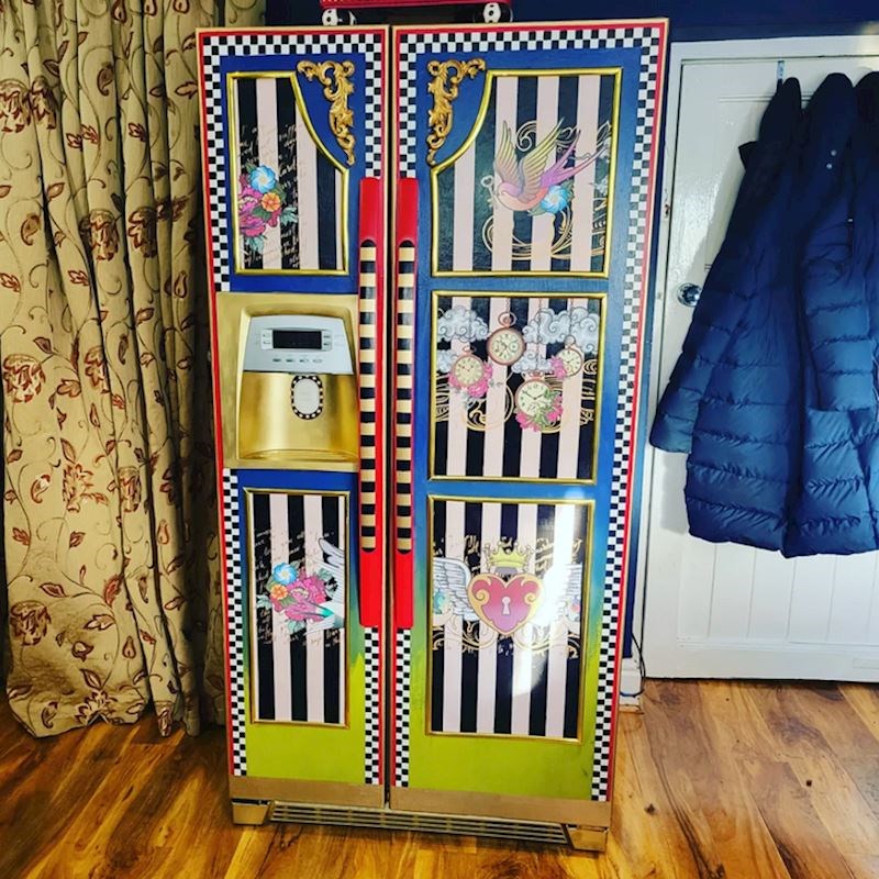 13. Netko je ovako ukrasio hladnjak