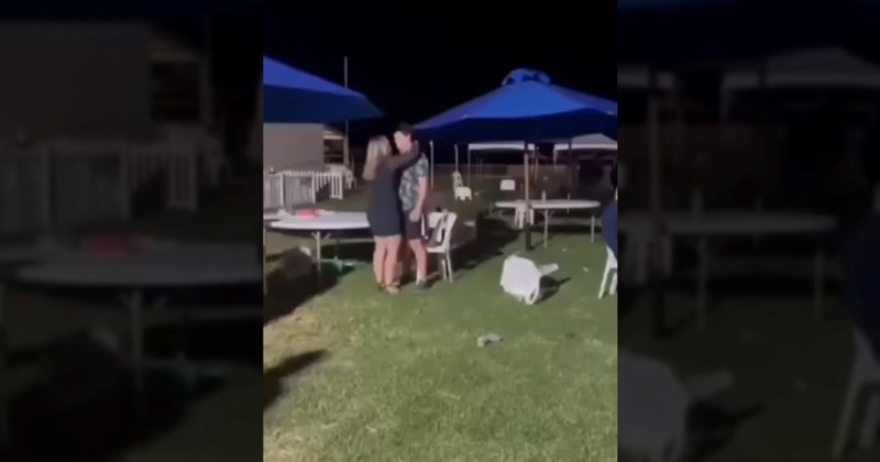 VIDEO: Cura i dečko najnormalnije su plesali, a onda se dogodilo nešto što je šokiralo sve prisutne