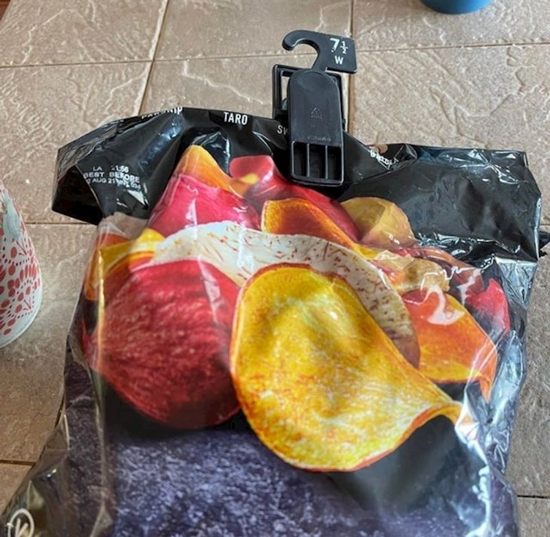 8. Za zatvaranje čipsa koristite kvačice