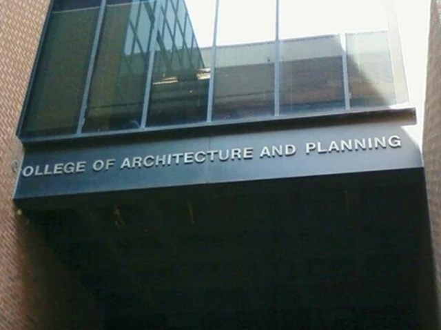 2. Fakultet arhitekture i planiranja, mhm...
