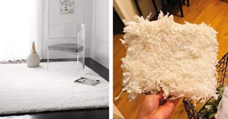 10. "Naručili smo tepih, a onda dobili uzorak tepiha"