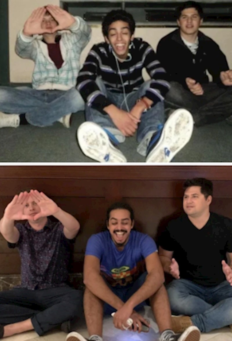 8. "Moji najbolji prijatelji iz djetinjstva i ja se nismo vidjeli skoro deset godina. Odlučili smo da je idealna prilika da rekreiramo neke stare fotografije"