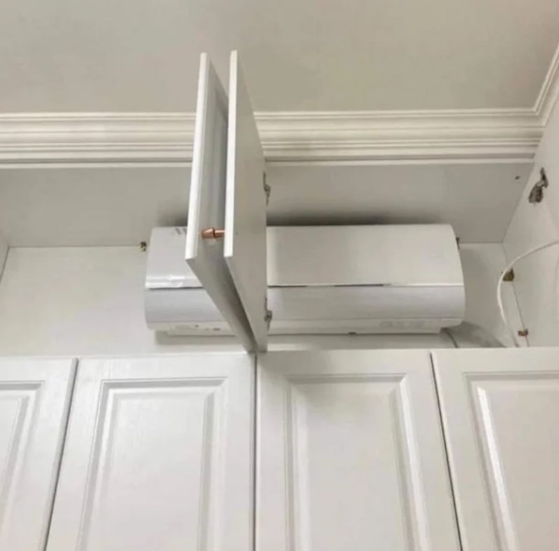 4. "Ako u ovom domu želite imati upaljenu klimu, onda morate ovako otvoriti ormariće"