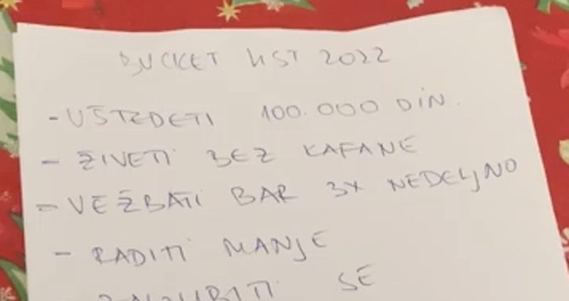 Žena pokazala koje je ciljeve uspjela ispuniti u 2022. godini, s ovim se može više nas poistovjetiti