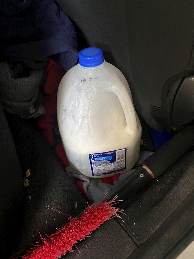 "Ostavio sam mlijeku u autu tjedan dana! Ne mogu vam opisati koliko sve zaudara"