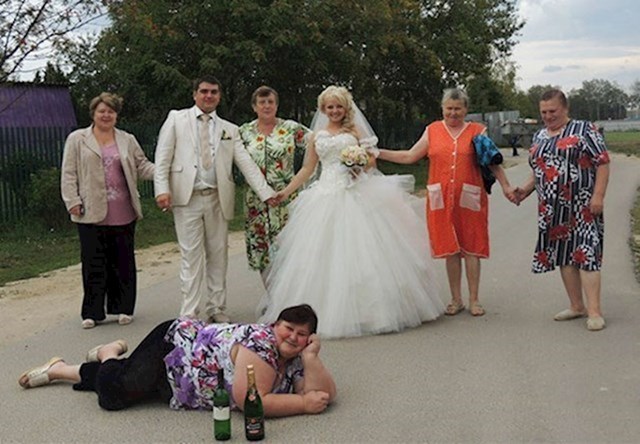 Jedna obiteljska poslije vjenčanja...