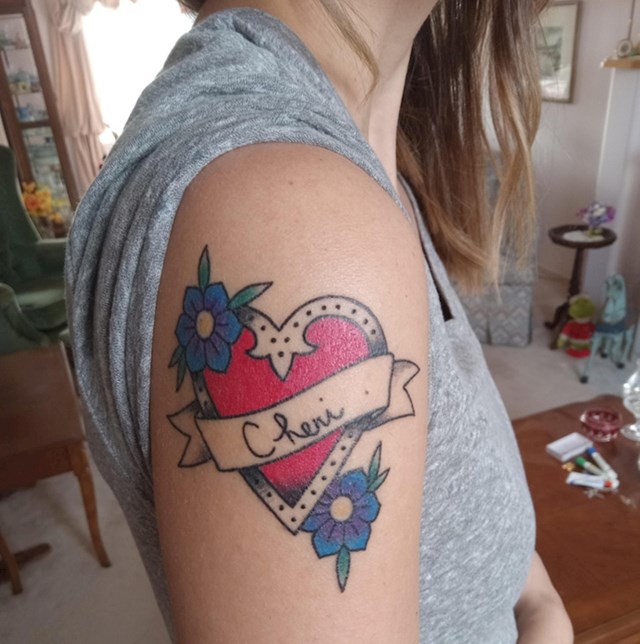 7. "Tetovaža u uspomenu na moju mamu"
