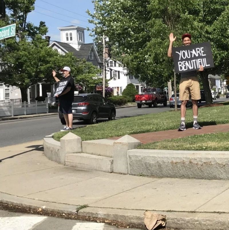 "Ova dva muškarca su mi popravila cijeli dan!"