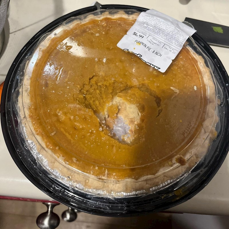 "Brat me pitao smije li pojesti malo pite. Nakon što sam rekla da može, ovako mi je vratio desert. Malo je reći da me naljutio svojom pošalicom"