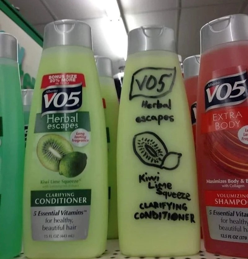 2. Naljepnica je otpala pa su se snašli kako su znali