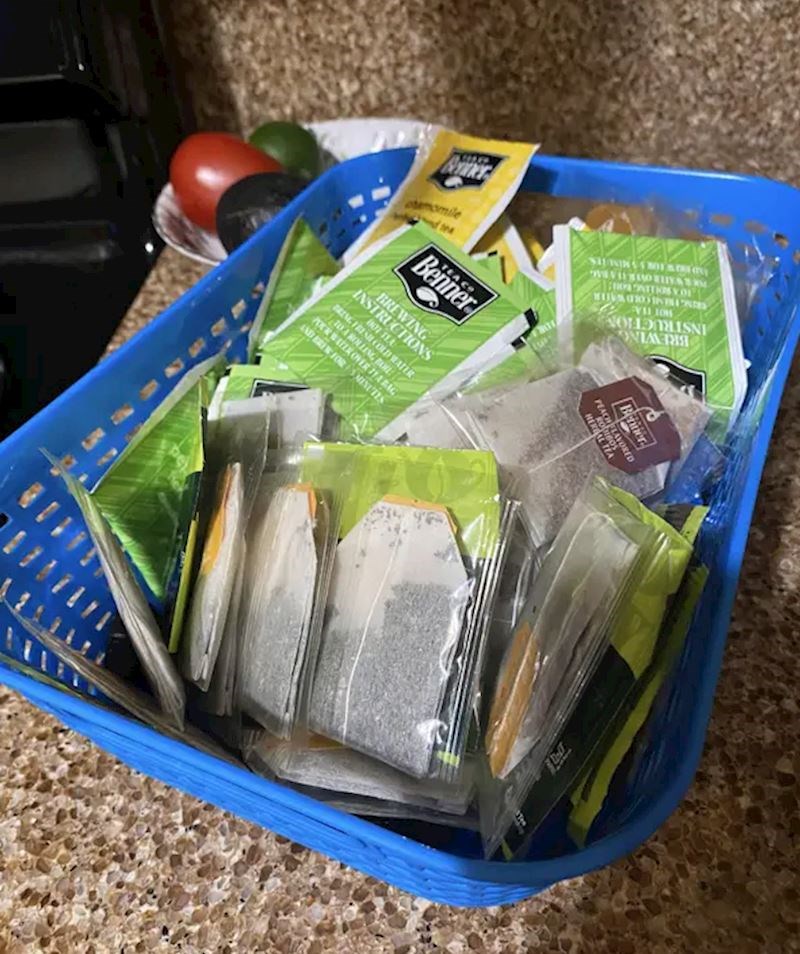 14. "Trebao je organizirati kutiju s čajevima i onda je ovo napravio"