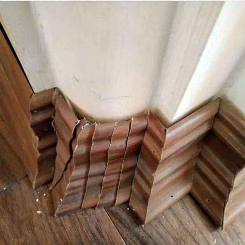 10. Ovo izgleda kao posljedica dječje igre.