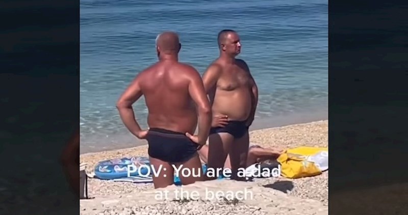 Urnebesan video hit je na Instagramu, savršeno pokazuje kako svaki tata izgleda na plaži