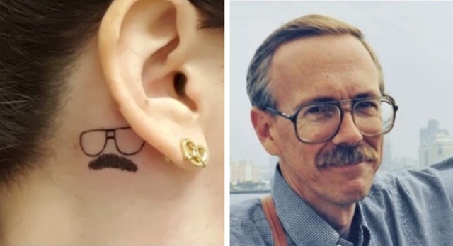 "Nakon što je moj tata preminuo dala sam napraviti ovu tetovažu. Mislim da je savršena!"
