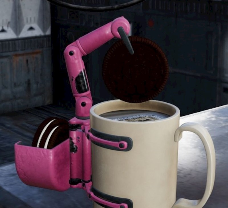 1. Mini robot koji umjesto vas stavlja kekse u mlijeko