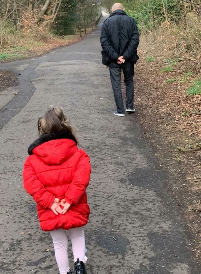 "Počela nas je sve oponašati, ovdje je pokušala hodati kao djed"