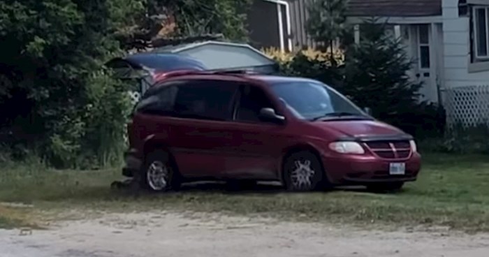 Tip je snimio susjeda kako autom radi nešto potpuno ludo. Ovako nešto nikad ne biste predvidjeli
