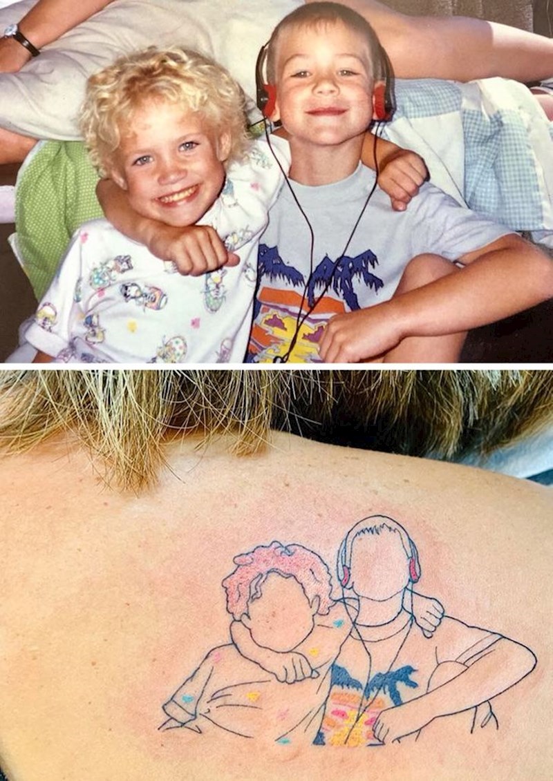 19. "Moji predivni klinci, tetovaža je ispala odlično!"
