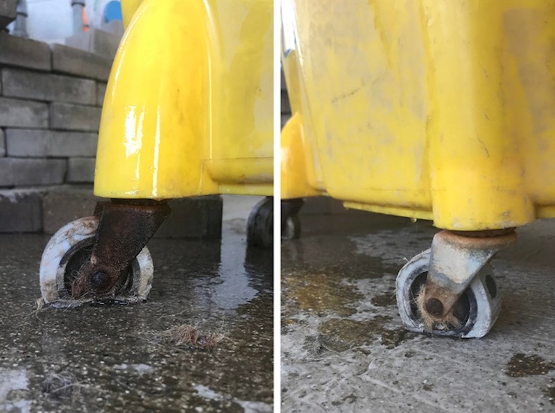 "Na poslu godinama koristimo ista kolica za čišćenje i stvarno se vidi"