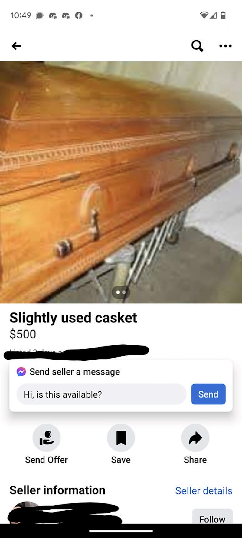 Samo "malo" korišten lijes