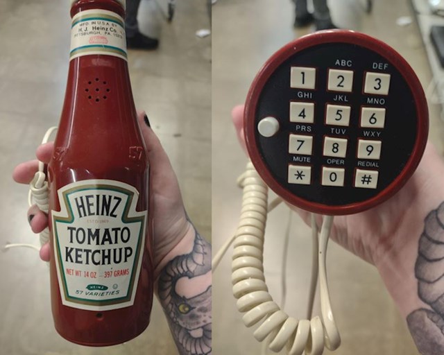 2. Telefon u obliku kečapa