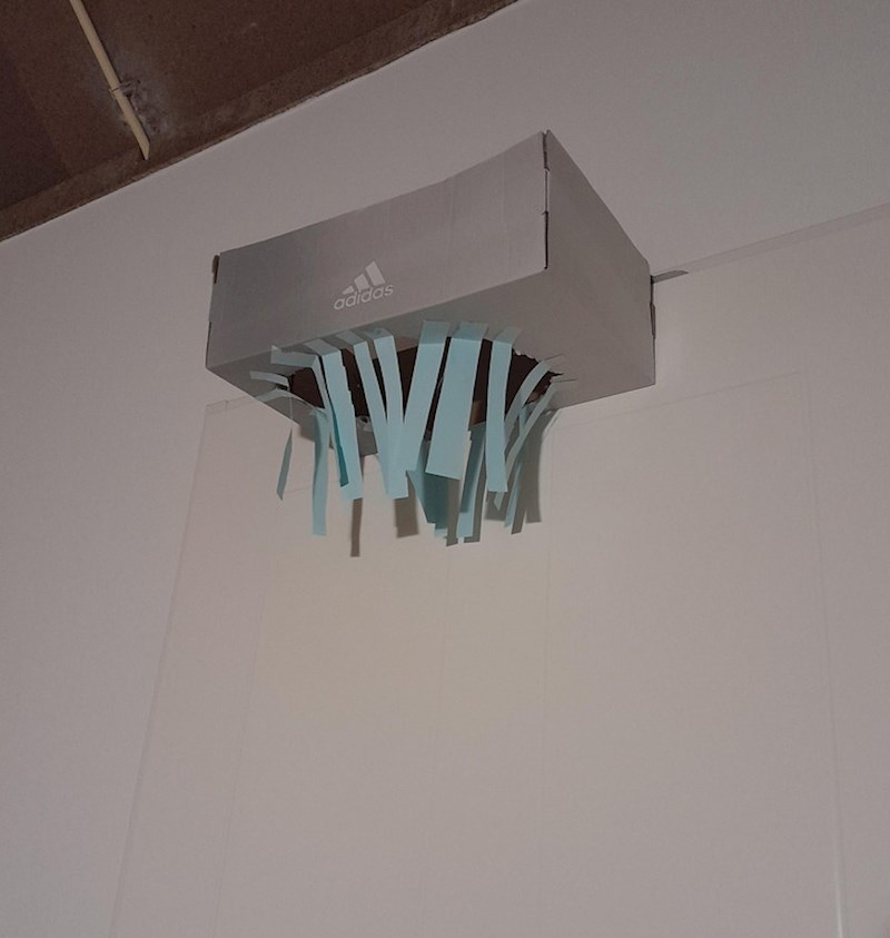 2. Improvizirani koš, napisali su da je i njih iznenadilo da funkcionira