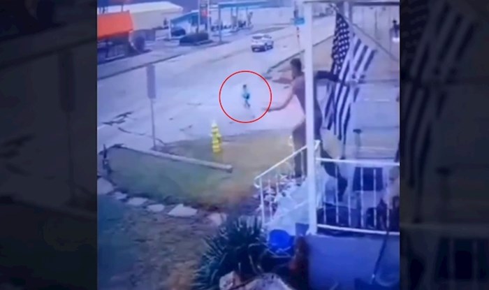 Kamera snimila herojsku scenu, oduševit će vas brza reakcija muškarca koji juri spasiti dijete