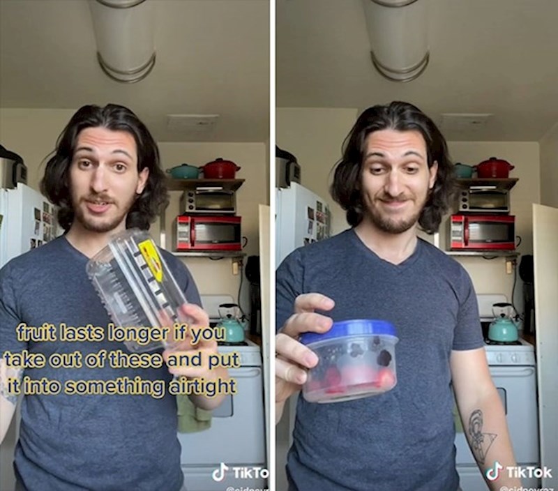 Voće traje mnogo dulje kad ga hermetički zatvorite