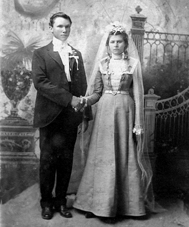 "Moji daleki pradjed i prabaka na dan vjenčanja 1901. u Njemačkoj"