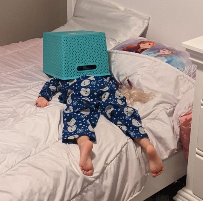 Ovako je zaspala 😂