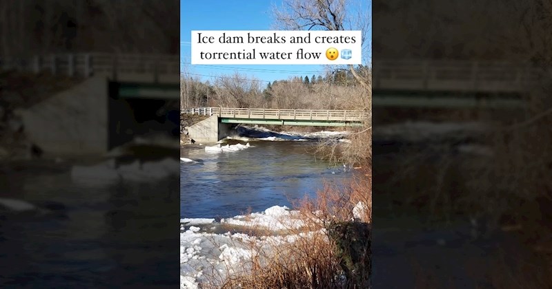 Čovjek snimio trenutak kad je pukla brana i nastala snažna bujica. Snimka je baš impresivna