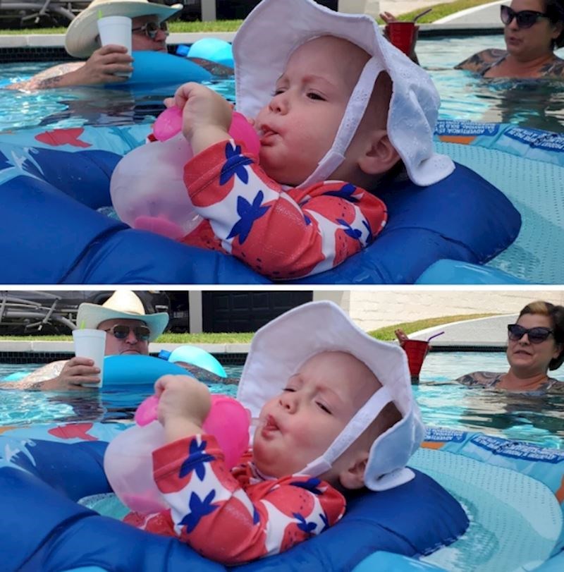 "Tako mala, a već zna kako uživati u životu"