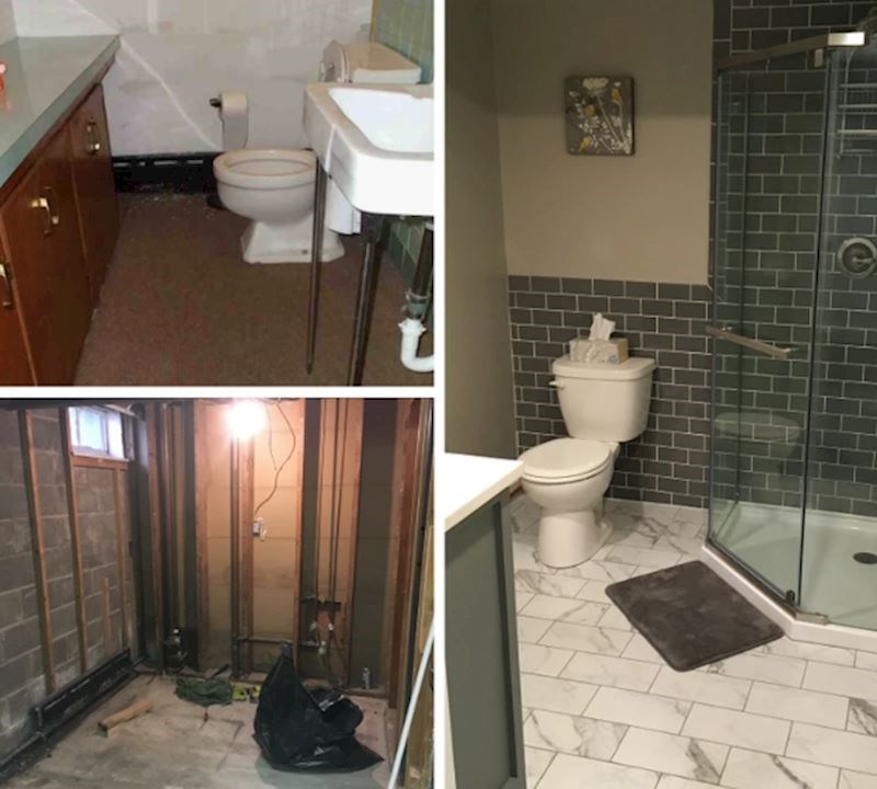 7. Prije - u procesu renovacije - nova kupaonica!