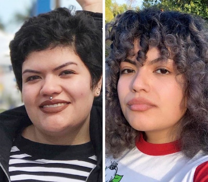 1. "Evo fotke prije i poslije operacije i tretmana. Operirala sam nos zbog kojeg sam bila jako nesigurna i nedavno išla na podizanje obrva. Izgledam potpuno drugačije i bolje!"