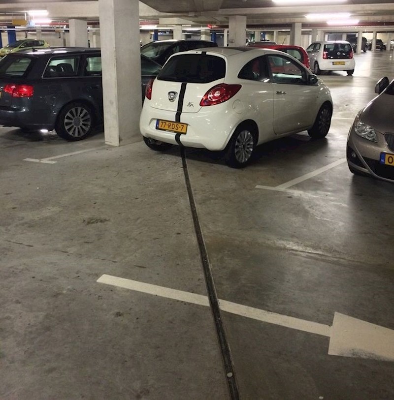 1. "Crta se savršeno poklopila s onom na autu"