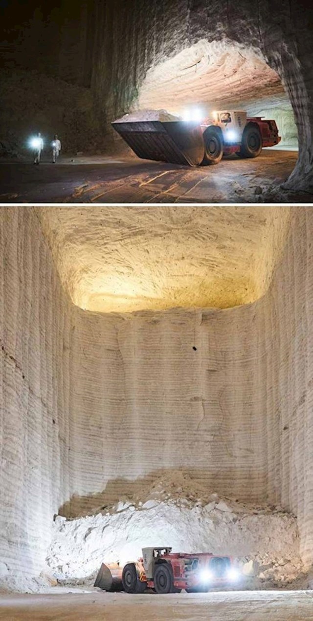 Unutrašnjost rudnika soli