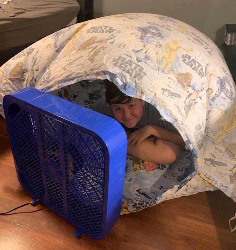 10. "Za ovog malog genijalca ljetne vrućine ne predstavljaju problem"