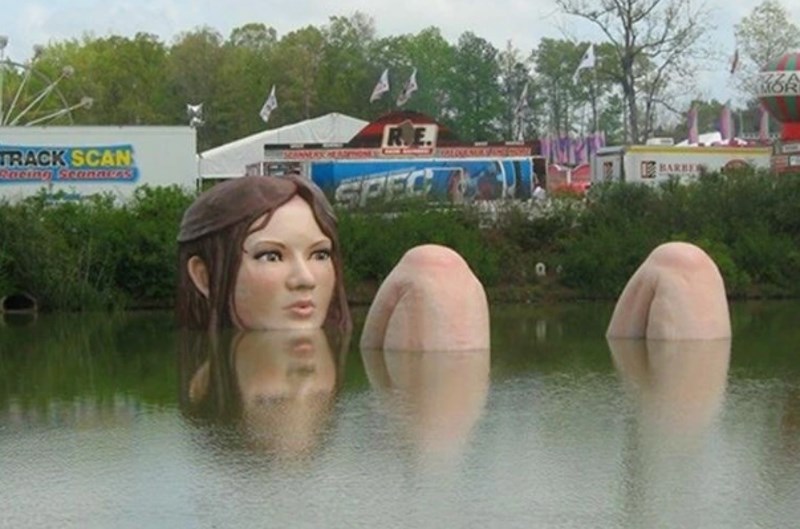 5. Ovo je pomalo uznemiravajući prizor.