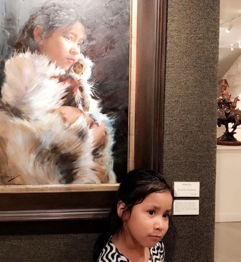 "Moja kćer izgleda gotovo identično kao djevojčica na slici."