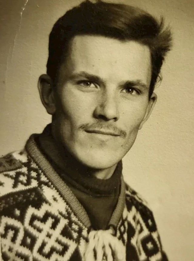 9. "Ova fotografija mog djeda je nastala 1969. godine, bio je stvarno šarmantan"