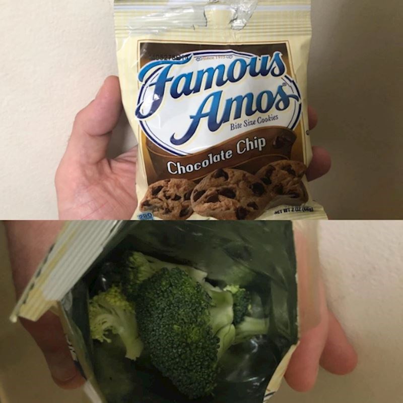 1. Htjela je da je roditelji iznenade s grickalicom pa su to i učinili