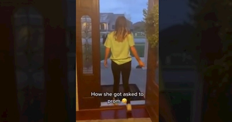 Dečko je pozvao curu na maturalnu na kreativan način, nasmijat ćete se kad vidite što je učinio